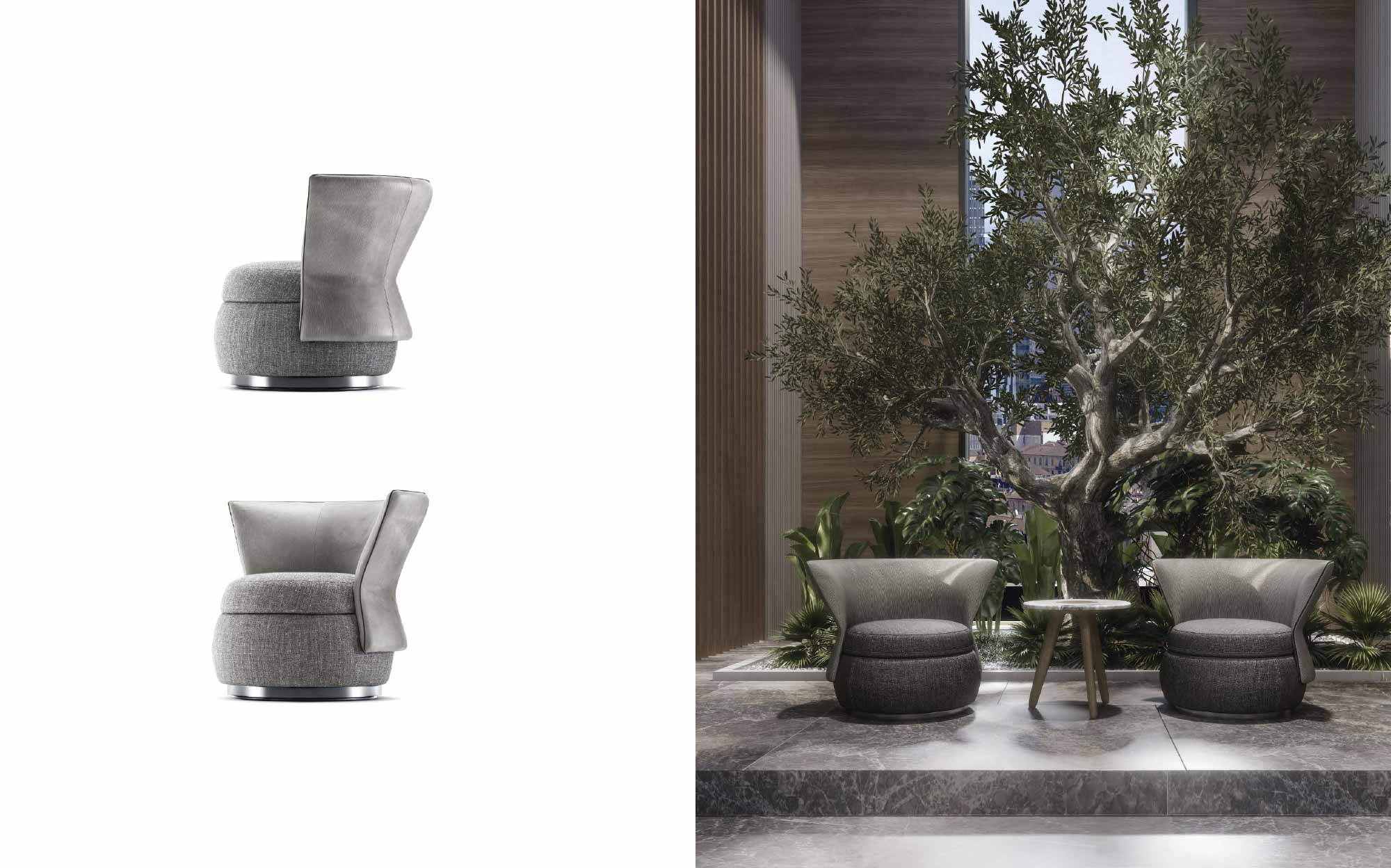 Ceppi Italian luxury armchair with sophisticated design and timeless style | 101DOMUS