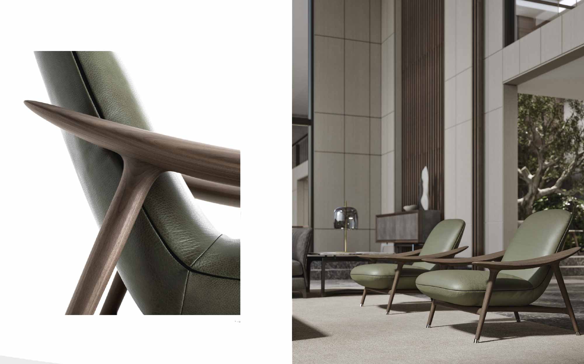 Ceppi Italian luxury furniture detail highlighting refined design and elegant textures | 101DOMUS Title Attribute