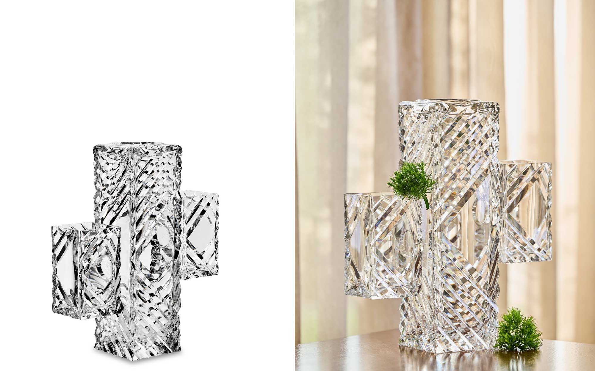 Luxury Italian crystal sculpture Tondo Doni by Mario Cioni &ndash; refined designer decor | 101Domus