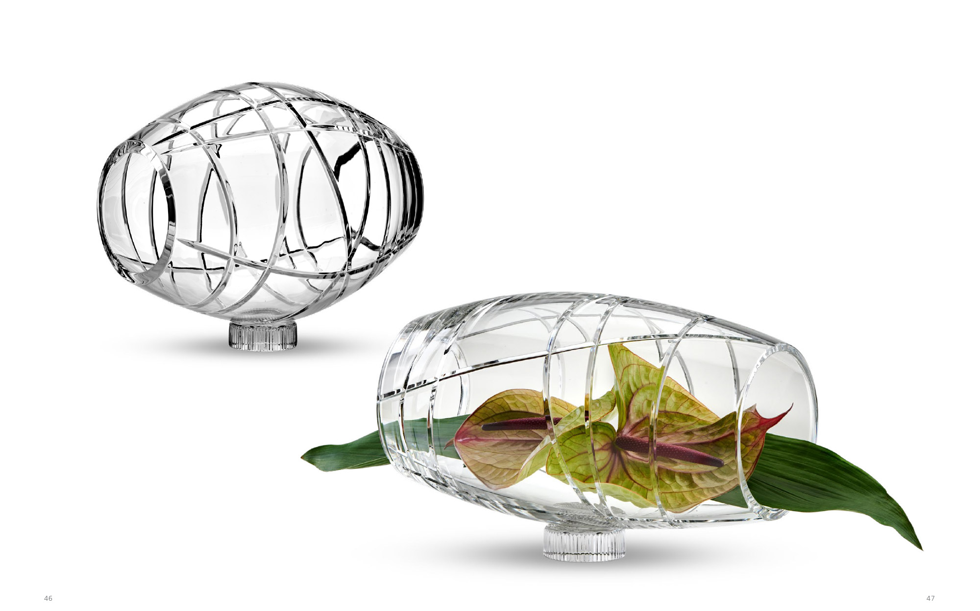 Tondo Doni Italian crystal art by Mario Cioni &ndash; sophisticated designer decor piece | 101Domus