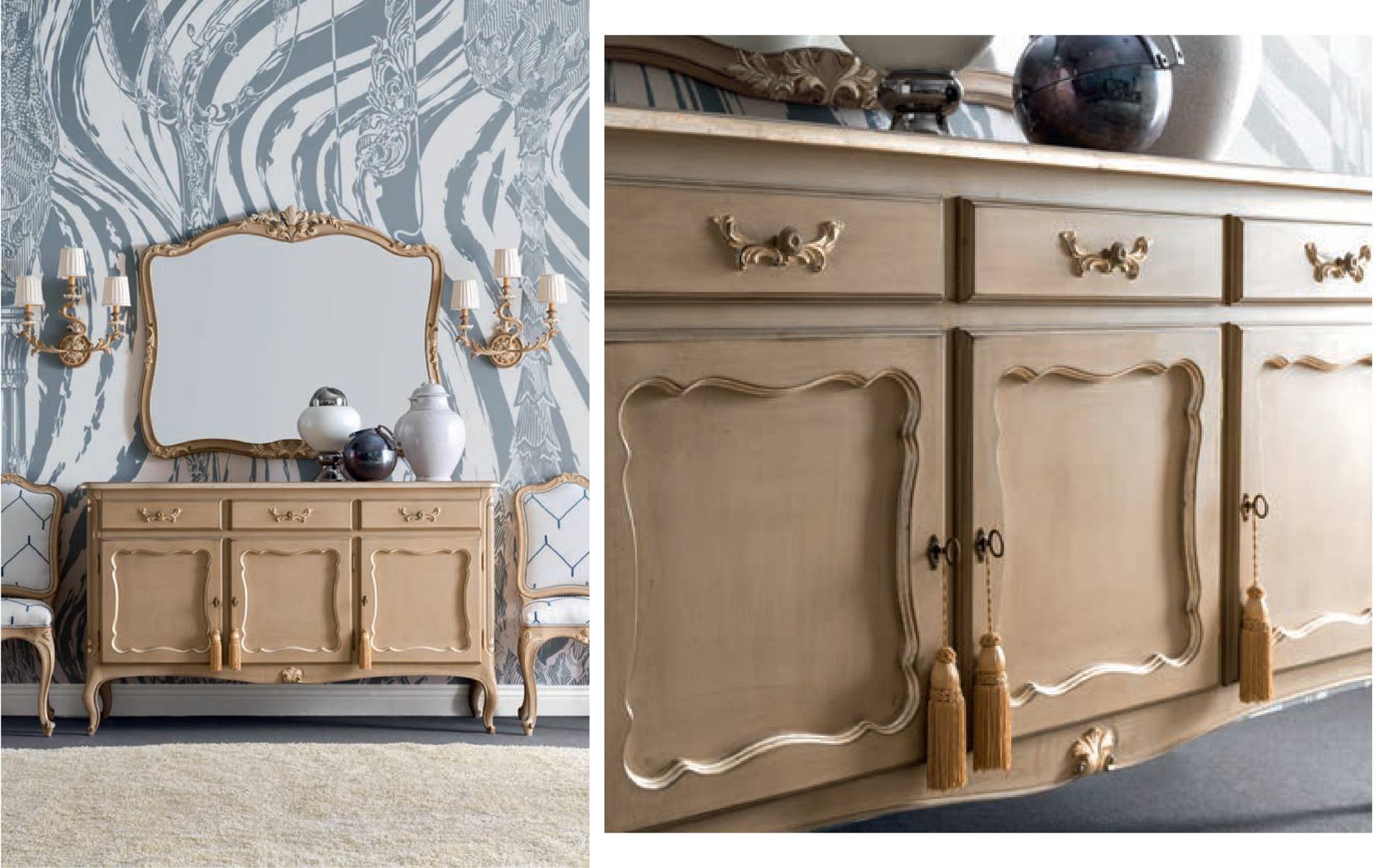 Luxury sideboard by Silvano Grifoni Day Collection | 101domus Luxury sideboard by Silvano Grifoni with refined handcrafted Italian details