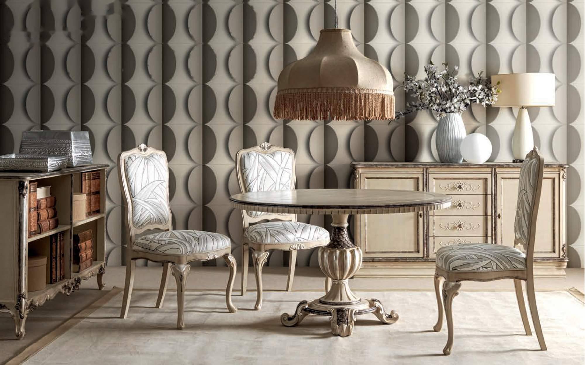 Luxury dining table by Silvano Grifoni | 101domus Luxury dining table and chairs by Silvano Grifoni for sophisticated classic interiors