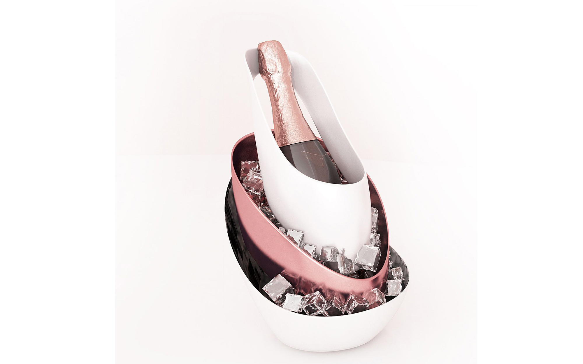 Підставка для пляшок Kooler, створена Аліцією Котларек