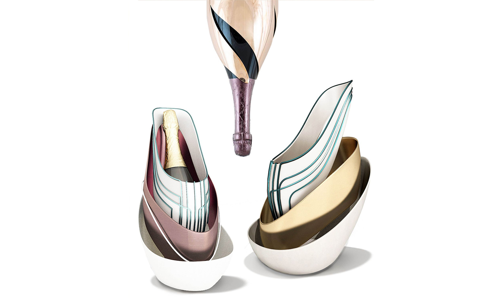 Підставка для пляшок Kooler, створена Аліцією Котларек