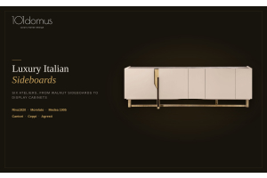 Luxury Italian Sideboards, Bookcases and Display Cabinets: Six Ateliers