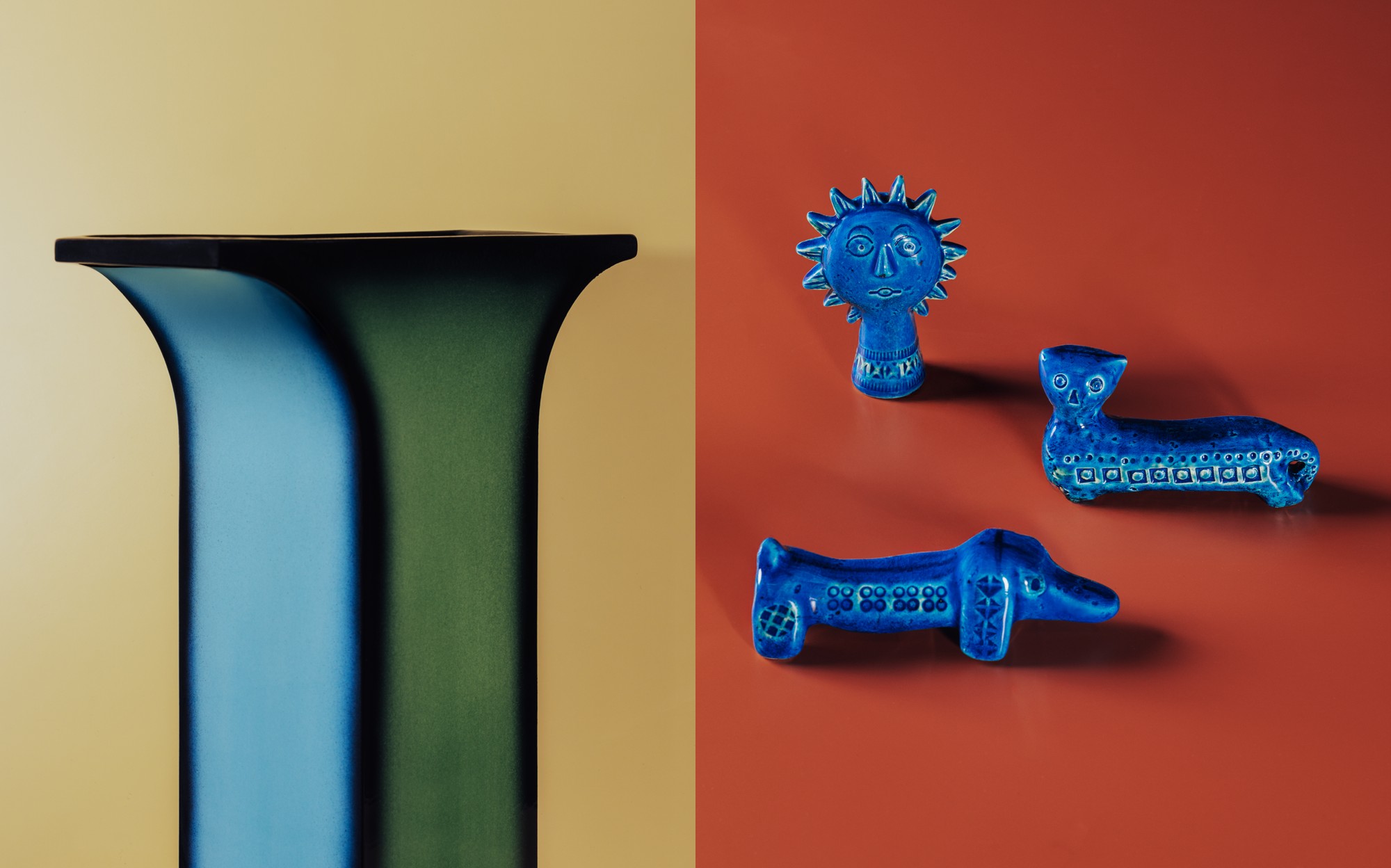 Bitossi Ceramiche New Collection 2026 Dittico vase by Martino Gamper and Rimini Blu miniatures Bitossi Ceramiche New Collection 2026 Dittico vase by Martino Gamper and Rimini Blu miniatures – Italian design ceramics
