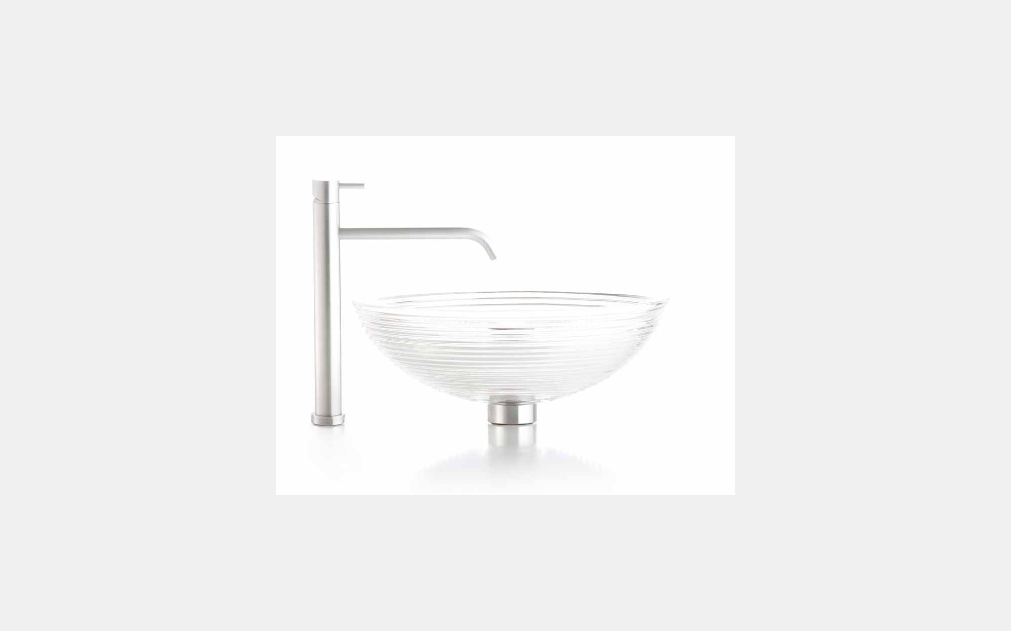 Il Paralume Marina Bath Accessories стеклянная раковина с высоким смесителем &ndash; итальянские аксессуары для ванной люкс