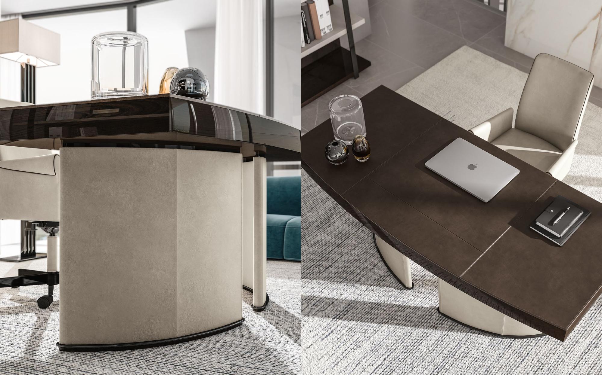 Malerba Perfect Time executive desks in office Malerba Perfect Time executive desks in office – contemporary Italian luxury furniture