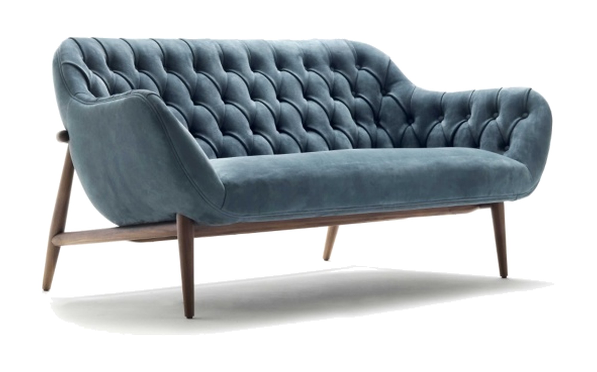 Ulivi Salotti Vanity Jade Luxury tufted love seat in velvet Ulivi Salotti Vanity Jade Luxury tufted love seat in velvet – Italian luxury furniture