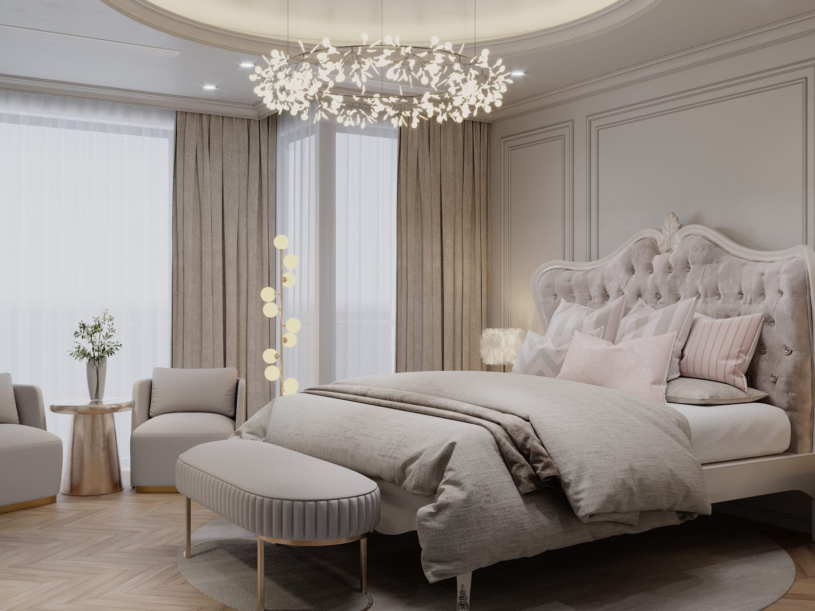New Classic Bedroom — Baghdad, Iraq — Modenese Luxury Interiors | 101domus