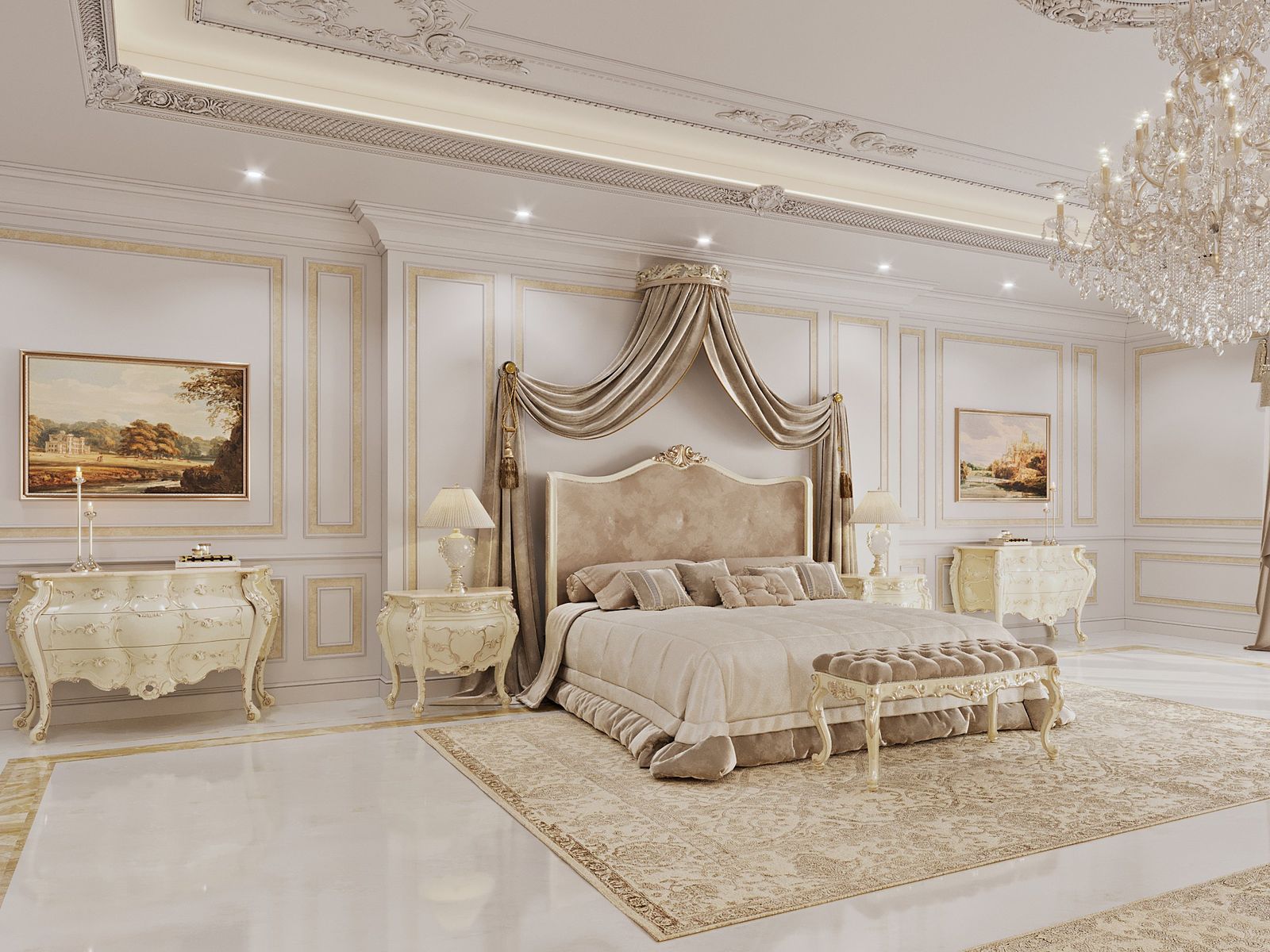 Palace Master Suite — Abu Dhabi, UAE — Modenese Luxury Interiors | 101domus