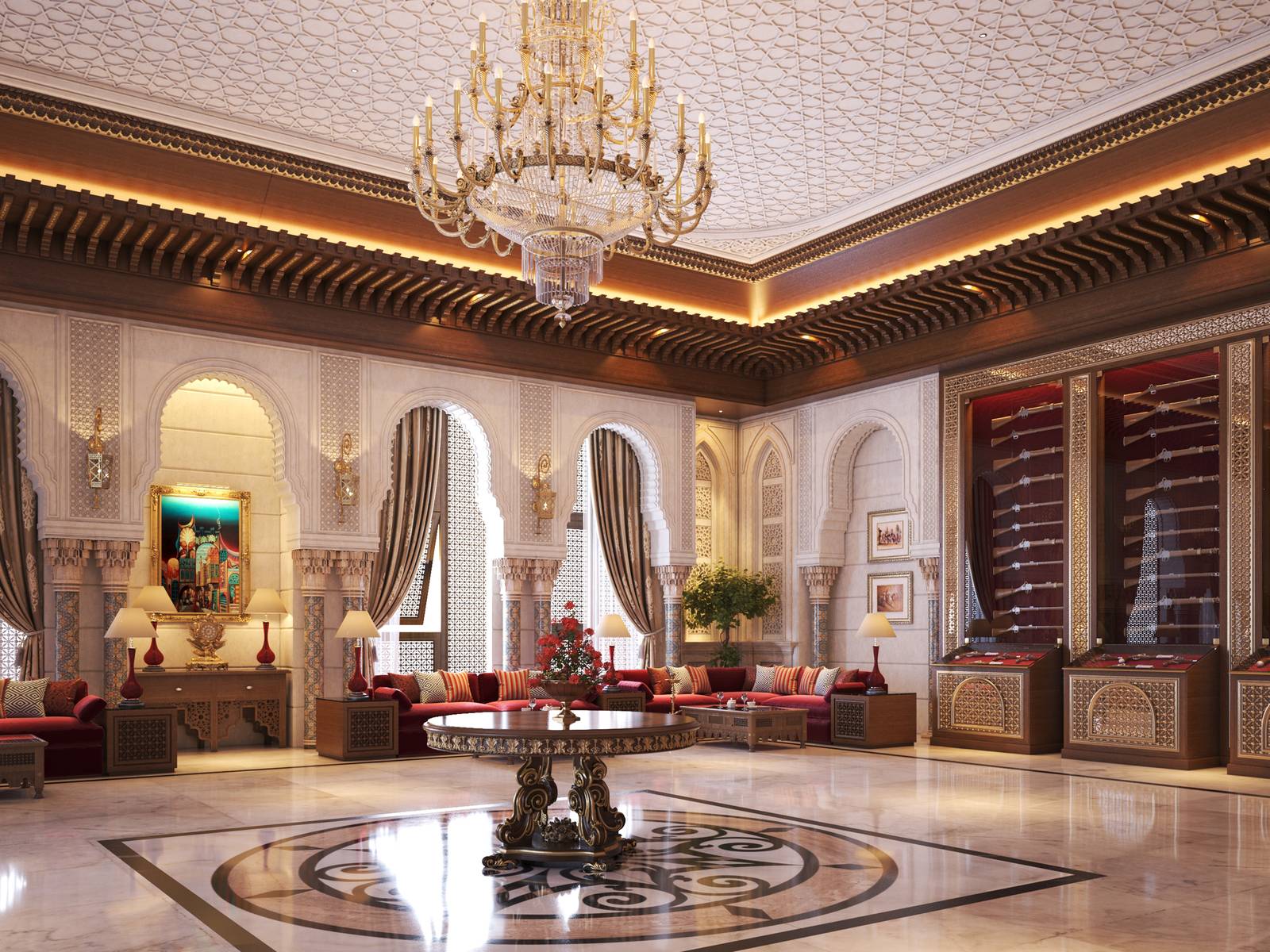 Sheikh's Palace Majlis — Baghdad, Iraq — Modenese Luxury Interiors | 101domus