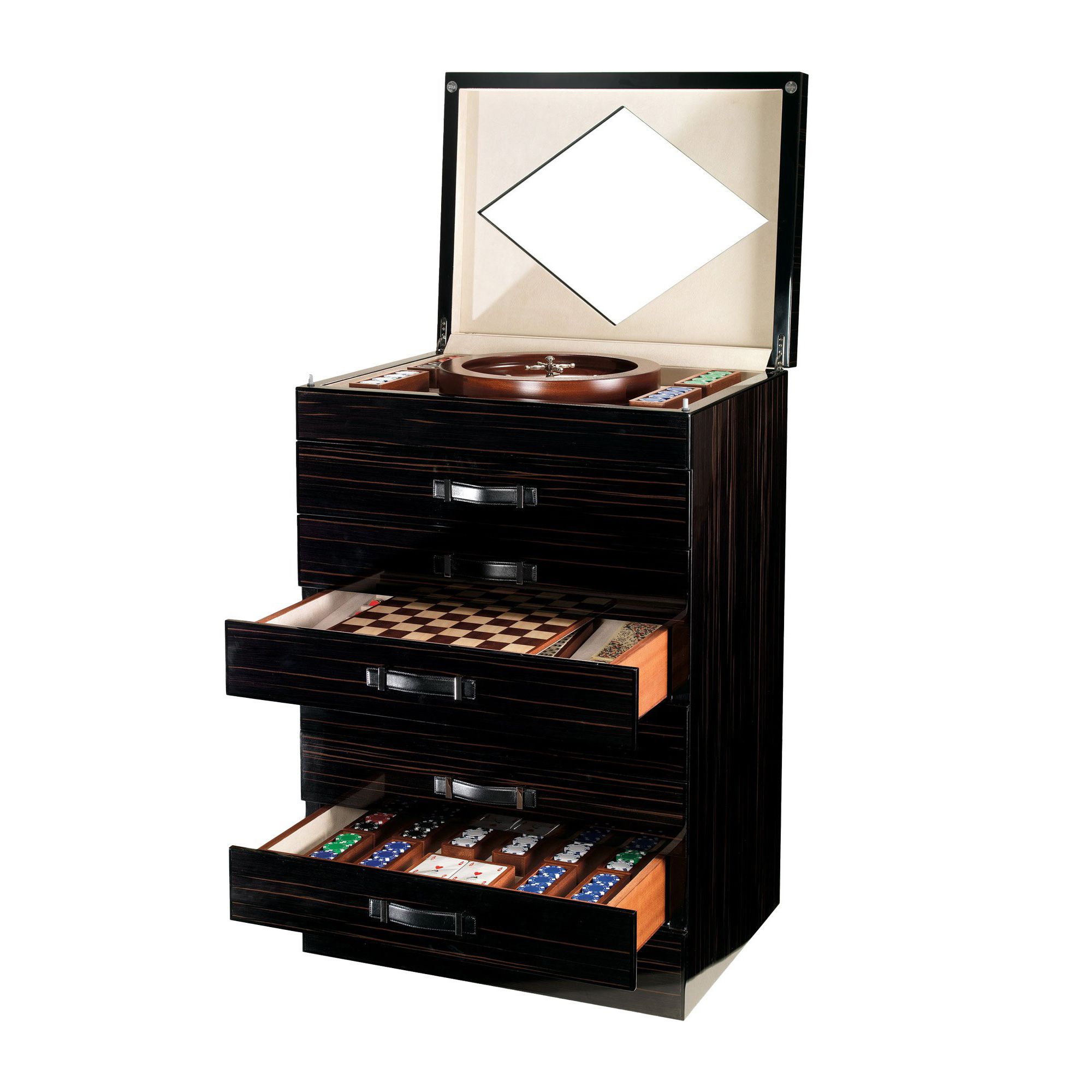Agresti Casino Royale Italian luxury safes multi-game chest