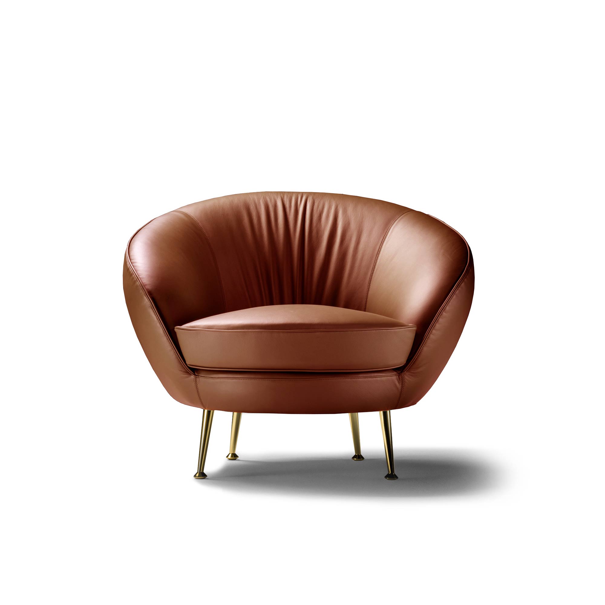 Black Tie Giulia armchair, Italian luxury upholstered furniture design