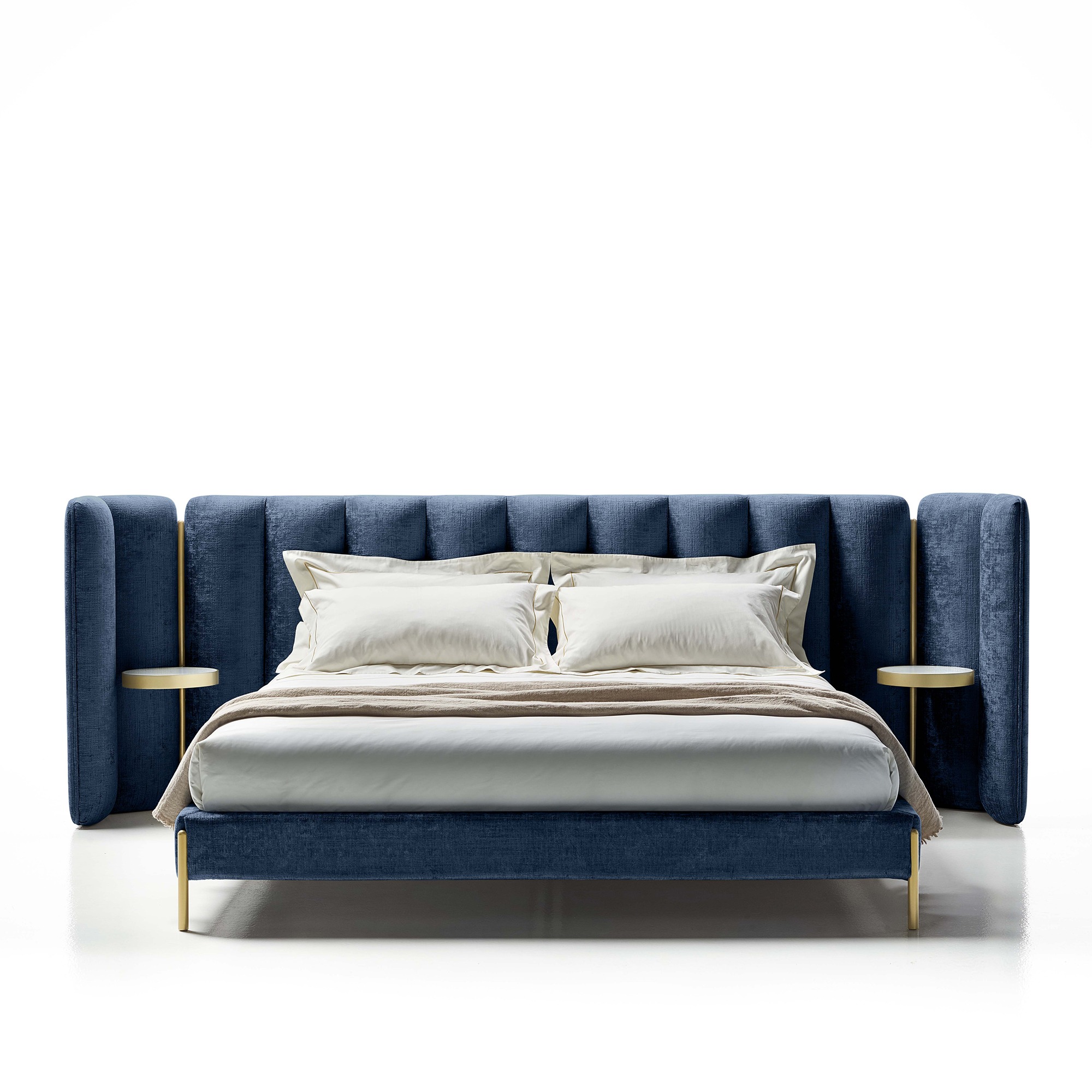 Black Tie Ibisco Plus bed, luxury Italian bedroom furniture