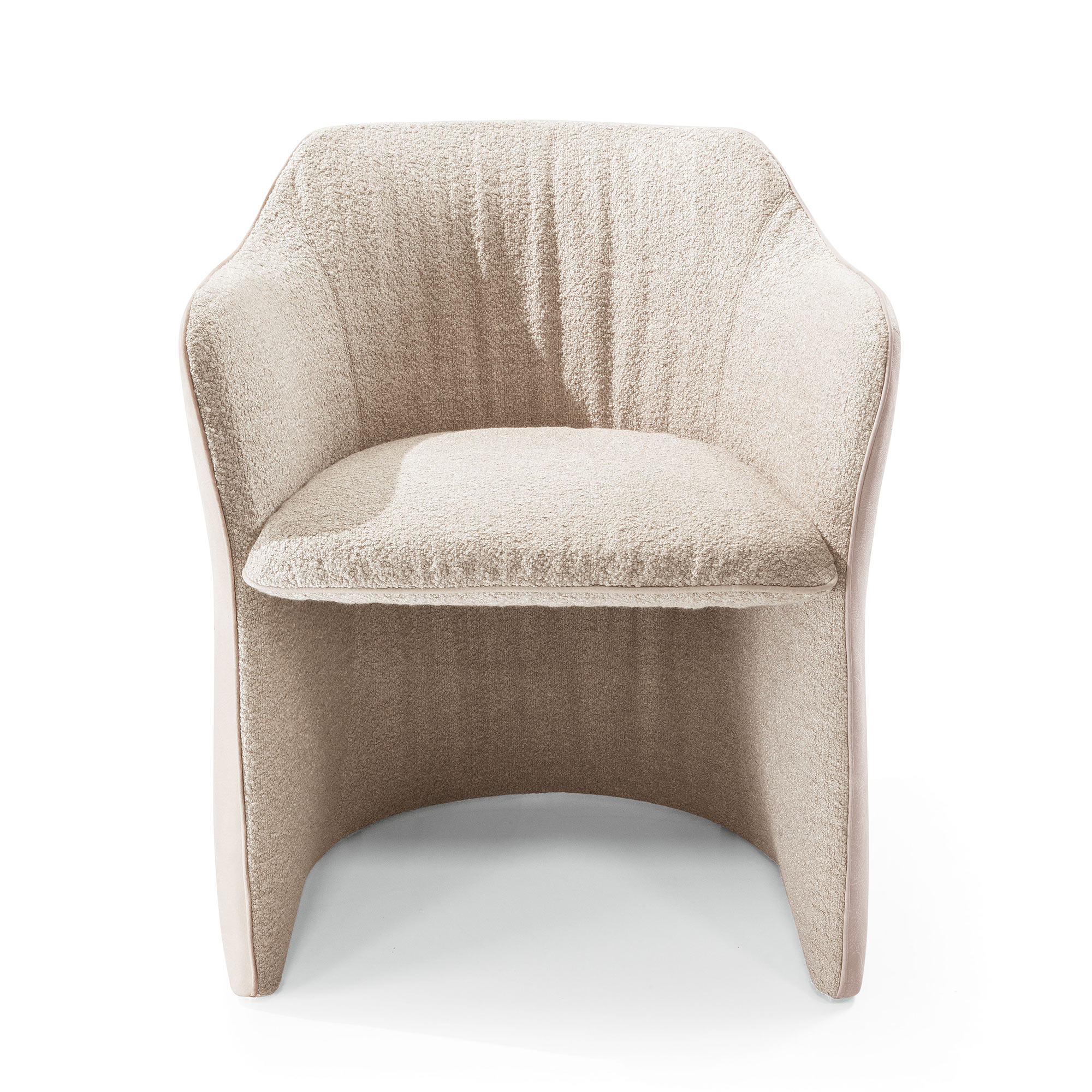 Karina chair, sculptural Italian luxury dining furniture by Cantori