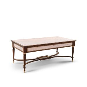 Центральний стіл з мармуровою стільницею та боковинами