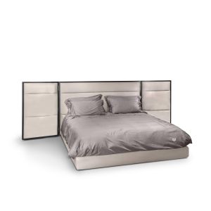 Bed with Wide Headboard