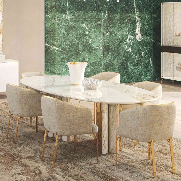 morello gianpaoloモレロジャンパウロ　イタリアダイニングチェア② Morello Gianpaolo Oval Wooden Dining Table Flare | 101domus