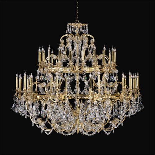 Roma 50-Light Chandelier with Crystals