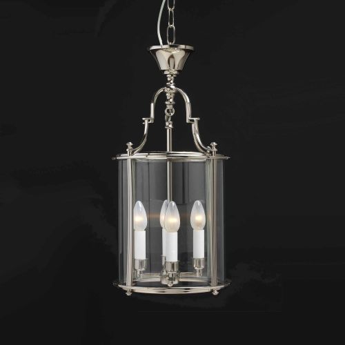 Victorian 4-Light Lantern with Glass Panels