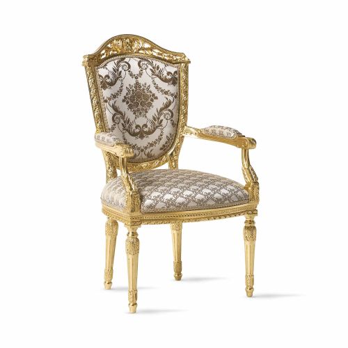 Equilibrium wooden Chair with armrests