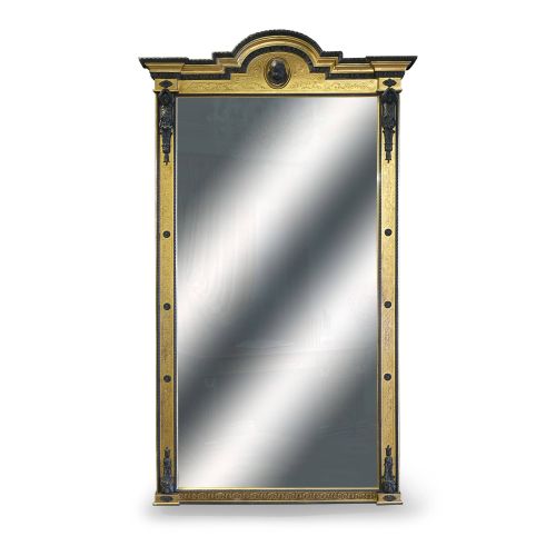 Tall Carved Mirror