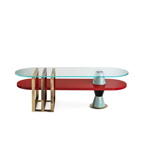 Palm Low Oval Coffee Table
