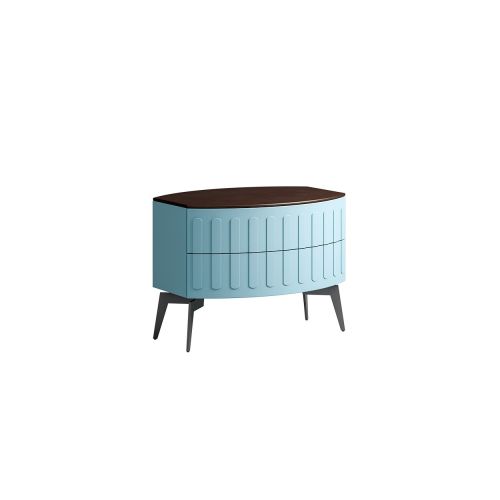 Oceano Two Drawers Bedside Table