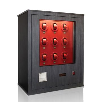 Agresti Armoured Chest Watch Winders Il Forziere delle Ore Rosso