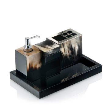 Arcahorn Iris black Bathroom Set