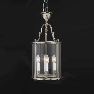 Badari Victorian 4-Light Lantern with Glass Panels