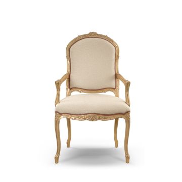 Bellotti Ezio Wooden Armchair Capotavola Oro Chic