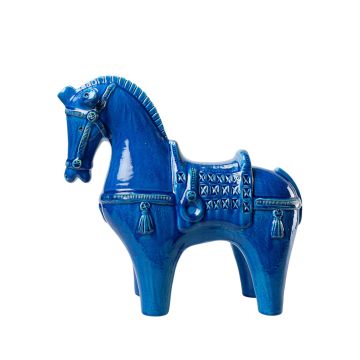 Bitossi Ceramiche RIMINI BLU Horse Figurine Large