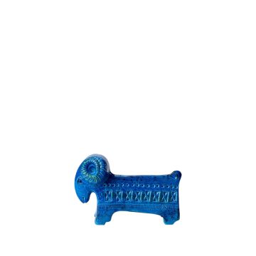 Bitossi Ceramiche RIMINI BLU MINIATURE Ram Figurine