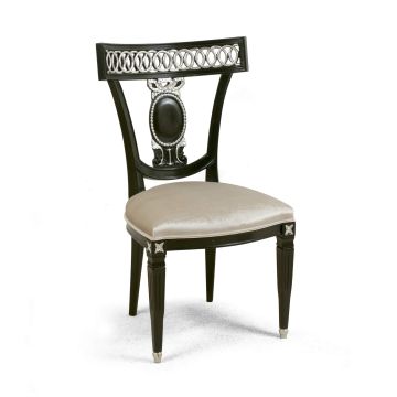Black Lacquered Dining Chair