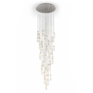 Il Paralume Marina Chandelier Cascading Murano Glass