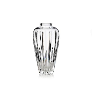 Mario Cioni Vase Idria Transparent Crystal