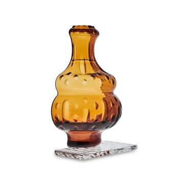 Mario Cioni wall vase Boboda Passion dark amber