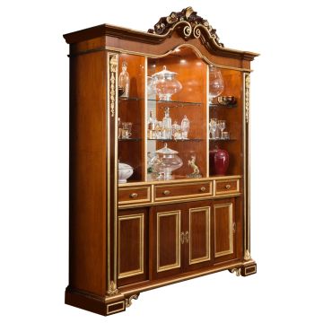 Modenese Bottle Showcase with 4 Sliding Doors