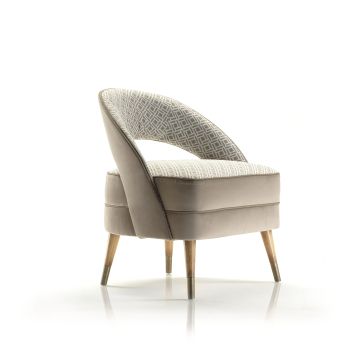 Morello Gianpaolo Armchair Olimpia Wooden Feet