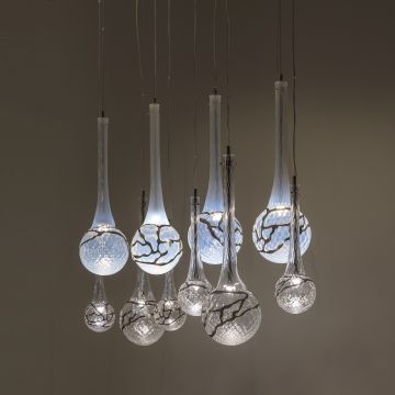 Patrizia Volpato Gocce di Luna Pendant light composition