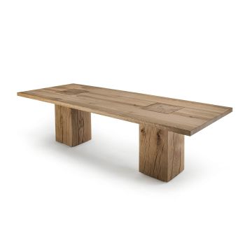 Riva1920 Boss Executive Table in Solid Walnut