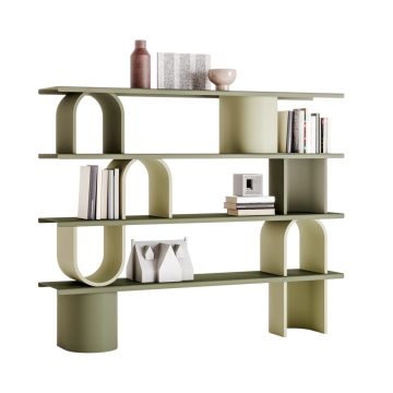 LIBERA ROUND Wide Bookcase