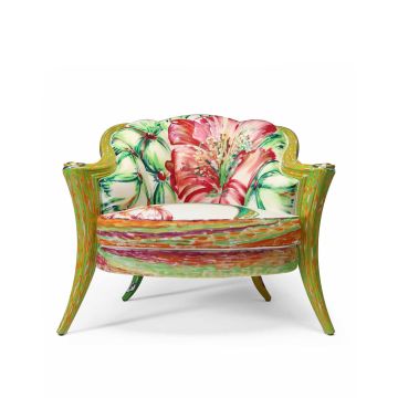Sergio Villa Armchair Opus Flower