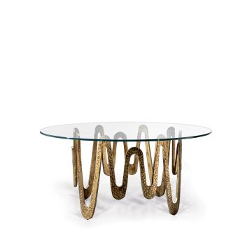 Sicis Onde Gold Table