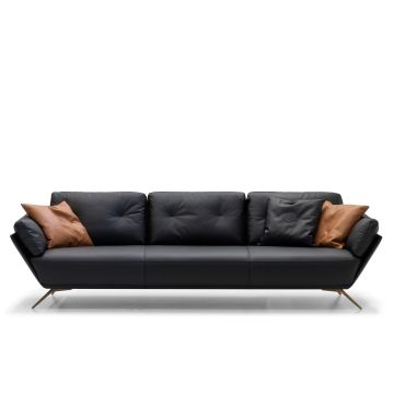 Black Leather Sofa