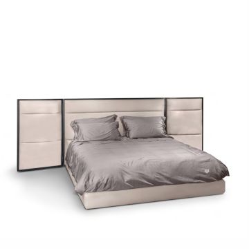 Bed with Wide Headboard