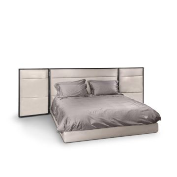 Bed with Wide Headboard