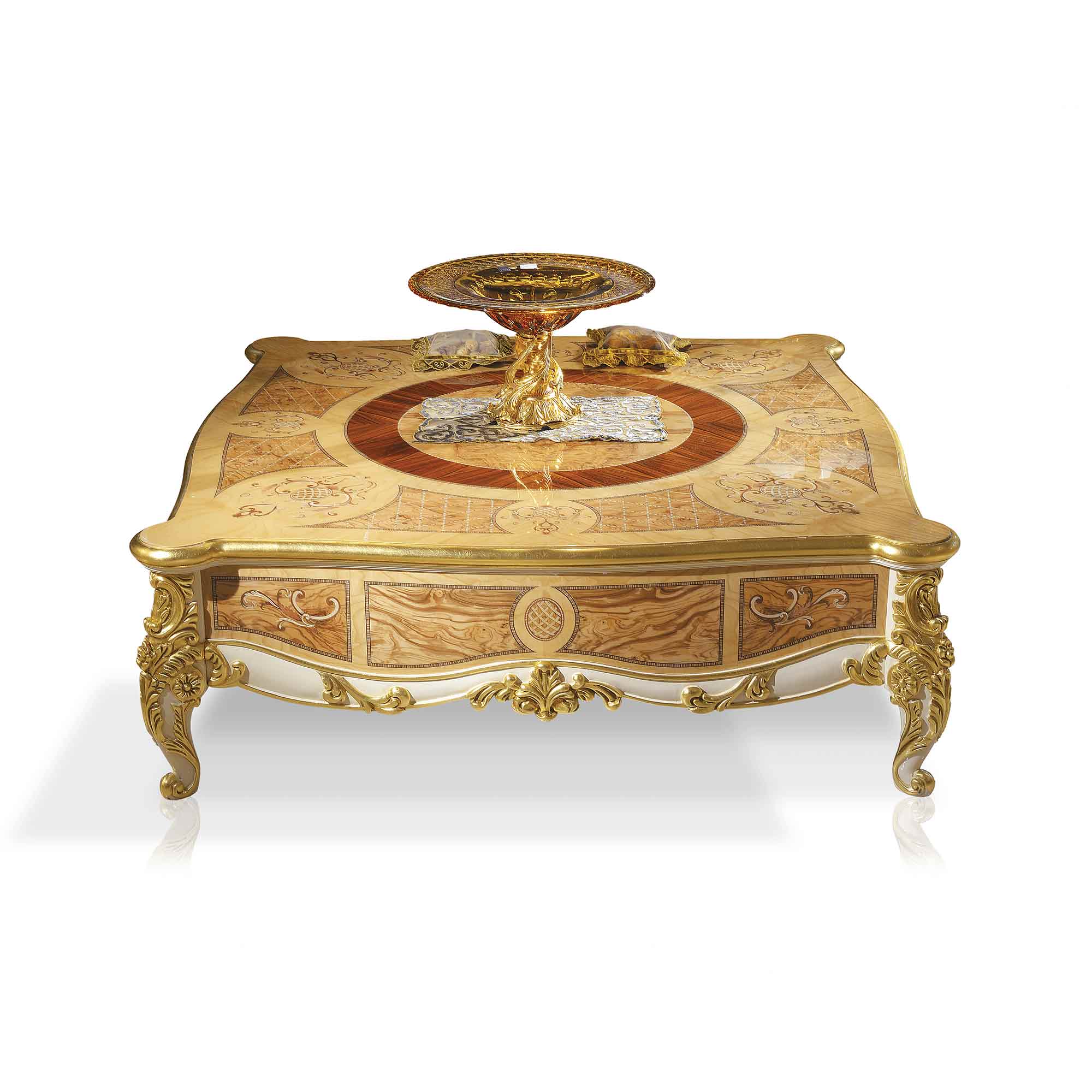 La Contessina Versailles central table, Italian Baroque luxury furniture